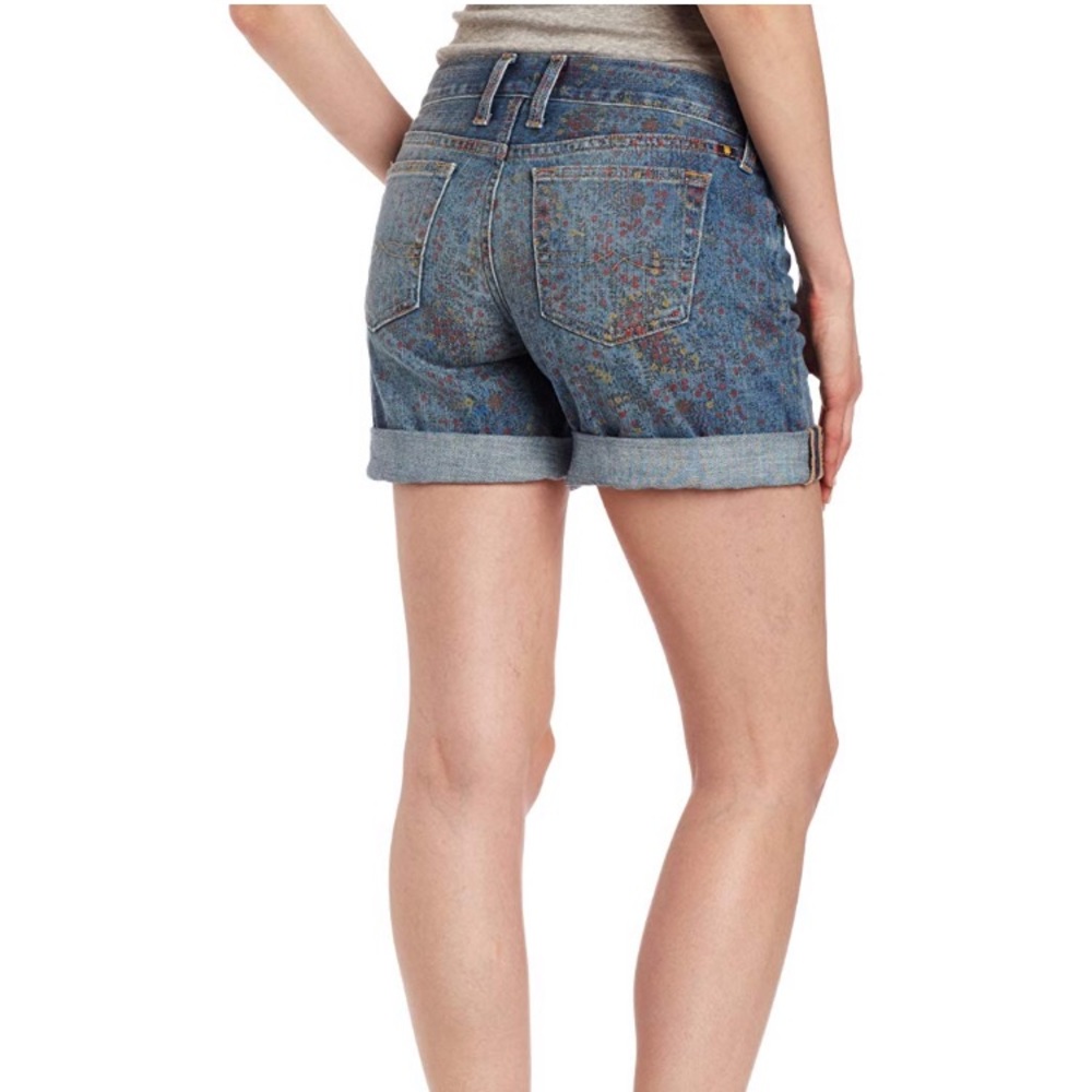 🍀 Lucky Brand | Floral Painted “Abbey Short”